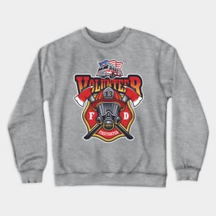 Volunteer Firefighter Crewneck Sweatshirt